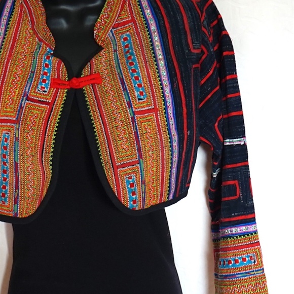 Unique hand crafted Bolero. Wearable art - Picture 1 of 5